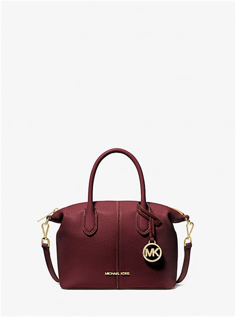 michael kors speedy satchel|Hyde Small Pebbled Leather Satchel .